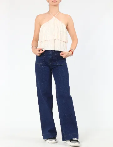 Top Bershka, crem