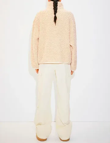 Pantaloni Mango, crem