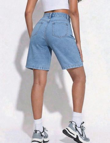 Pantaloni scurti Shein Kids, albastru
