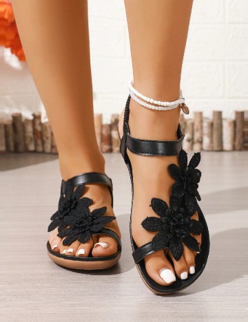 Sandale SHEIN, negru