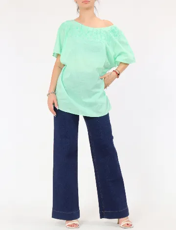 Bluza Oversize Zara, verde