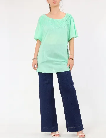 Bluza Oversize Zara, verde