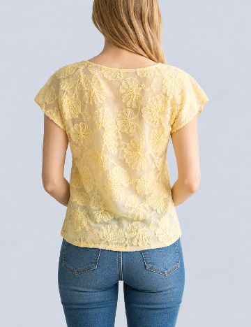 Tricou Zara, galben