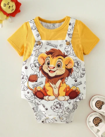 Salopeta Shein Kids, mix culori