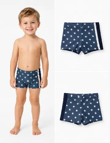 Pantaloni scurti de baie Zara, albastru