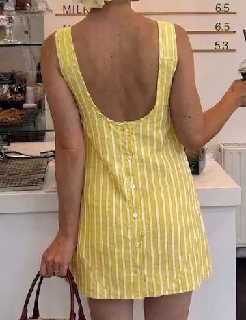 Rochie scurta SHEIN, galben