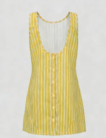 Rochie scurta SHEIN, galben