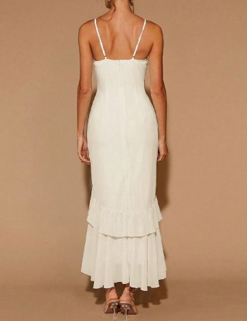 Rochie medie SHEIN, ecru