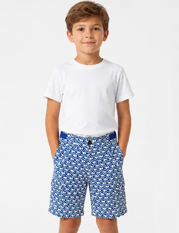 Pantaloni scurti Zara, albastru