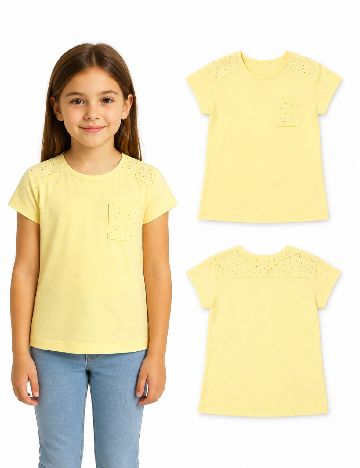 Tricou Zara, galben