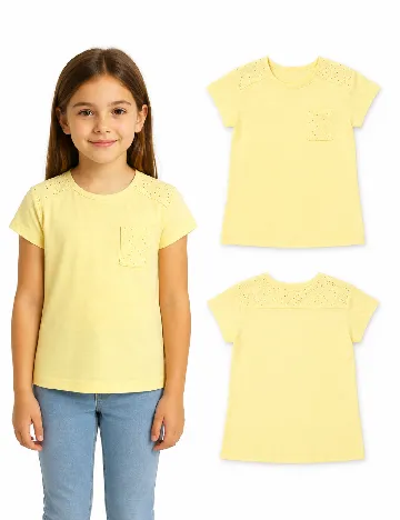 Tricou Zara, galben
