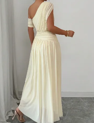 Rochie lunga SHEIN, crem