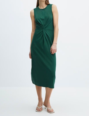 Rochie medie Mango, verde