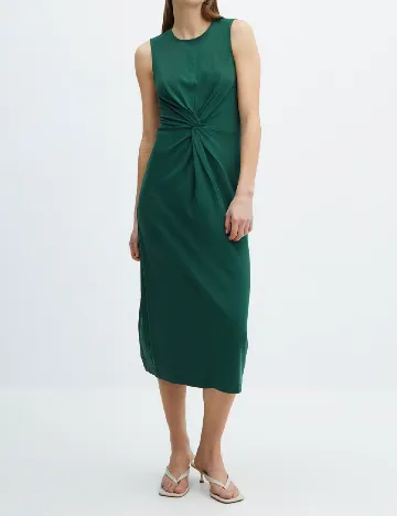 Rochie medie Mango, verde