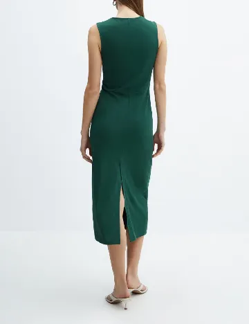 Rochie medie Mango, verde