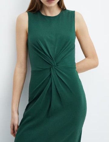 Rochie medie Mango, verde