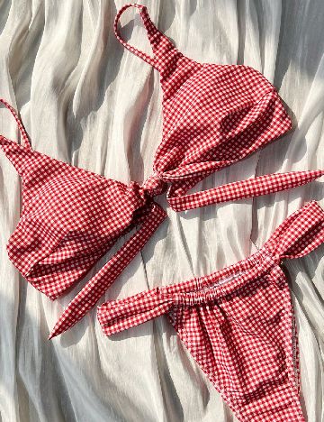 Costum de baie SHEIN, rosu