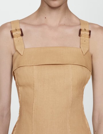 Rochie scurta Mango, crem