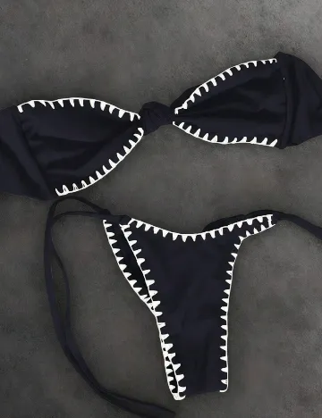 Costum de baie SHEIN, negru