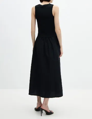 Rochie lunga Mango, negru