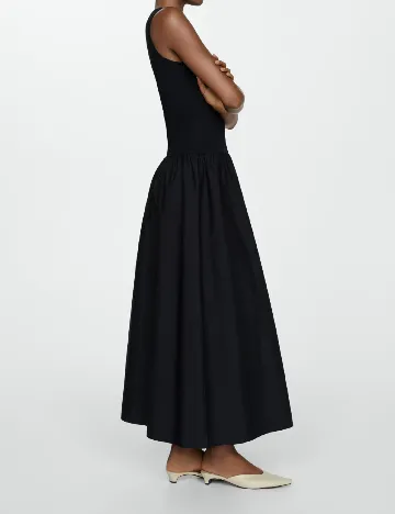 Rochie lunga Mango, negru