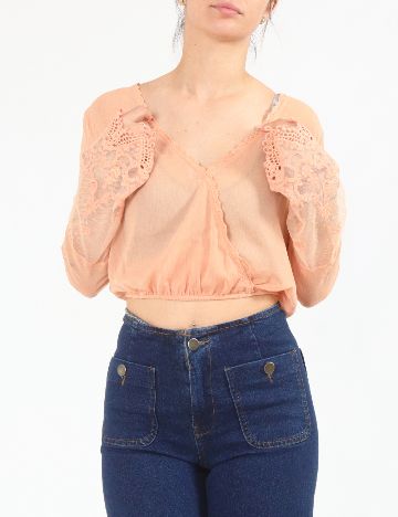 Bluza Bershka, portocaliu