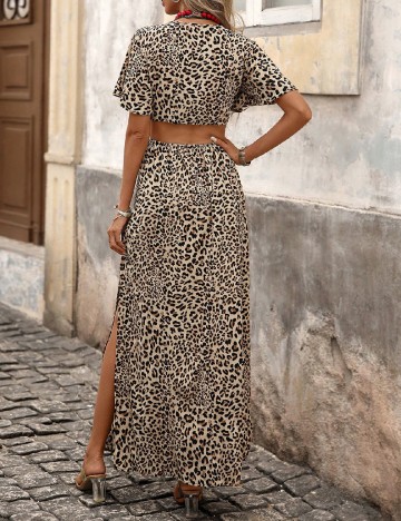Rochie lunga SHEIN, animal print