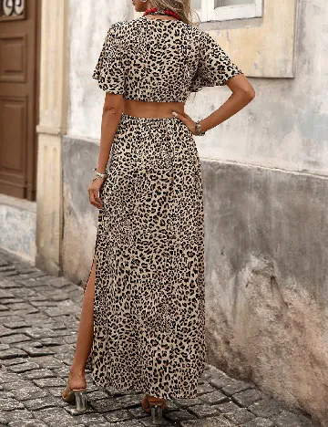 Rochie lunga SHEIN, animal print