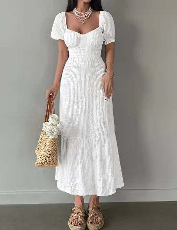 Rochie lunga SHEIN, alb