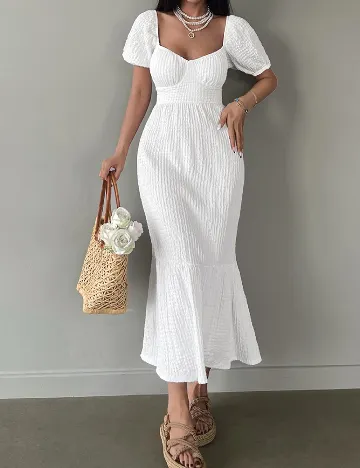 Rochie lunga SHEIN, alb