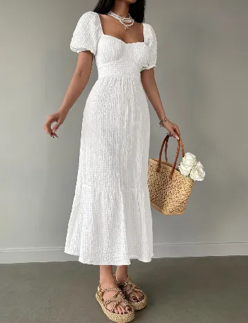 Rochie lunga SHEIN, alb