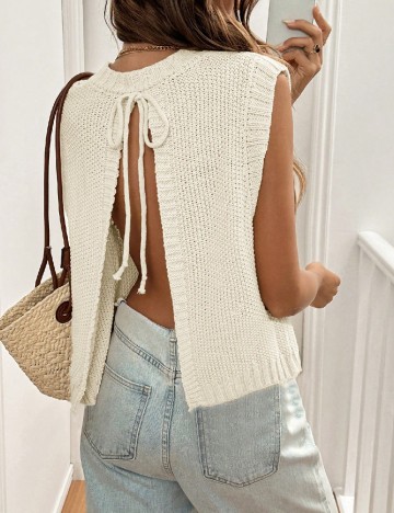 Top SHEIN, alb