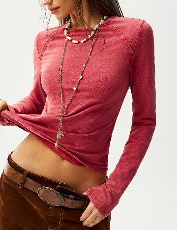 Bluza SHEIN, rosu