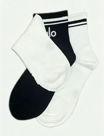 Set sosete 10 perechi SHEIN, negru/alb