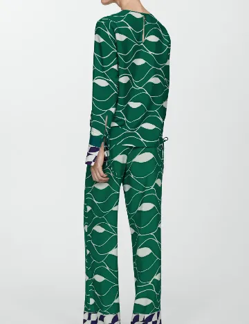 Bluza Mango, verde