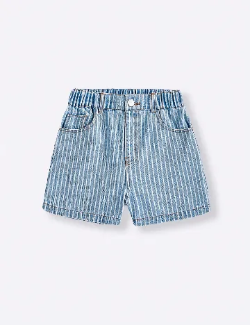 Pantaloni scurti Shein Kids, albastru