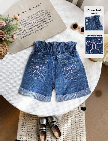 Pantaloni scurti Shein Kids, albastru