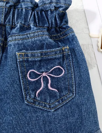 Pantaloni scurti Shein Kids, albastru