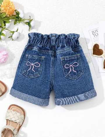 Pantaloni scurti Shein Kids, albastru