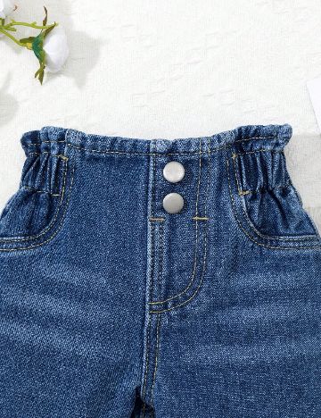 Pantaloni scurti Shein Kids, albastru