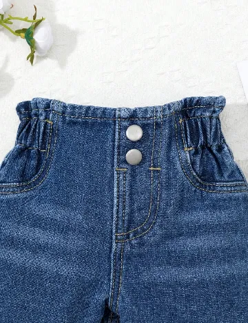 Pantaloni scurti Shein Kids, albastru