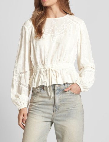 Bluza Mango, ecru