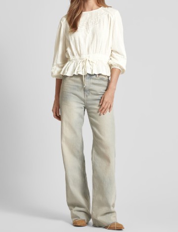 Bluza Mango, ecru