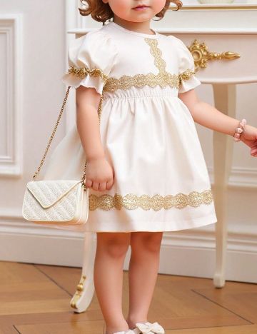 Rochie Shein Kids, ecru