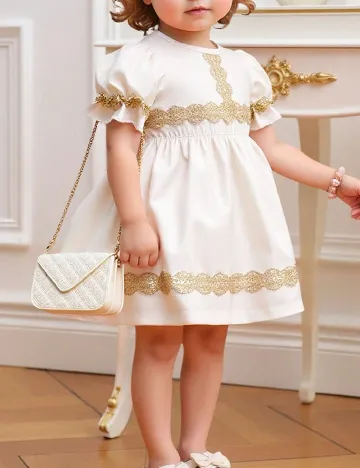 Rochie Shein Kids, ecru