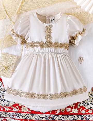 Rochie Shein Kids, ecru