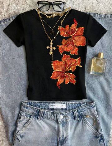 Tricou SHEIN, negru