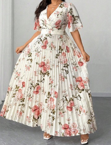 Rochie lunga SHEIN CURVE, floral