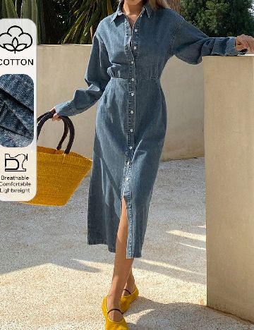 Rochie medie SHEIN, albastru