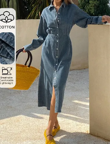 Rochie medie SHEIN, albastru